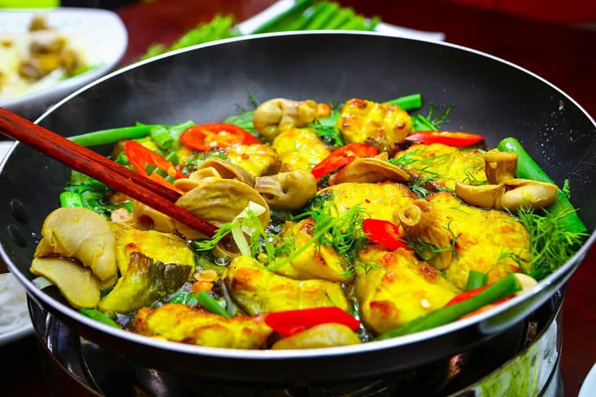 Cha Ca Thang Long Hanoi Turmeric Fish